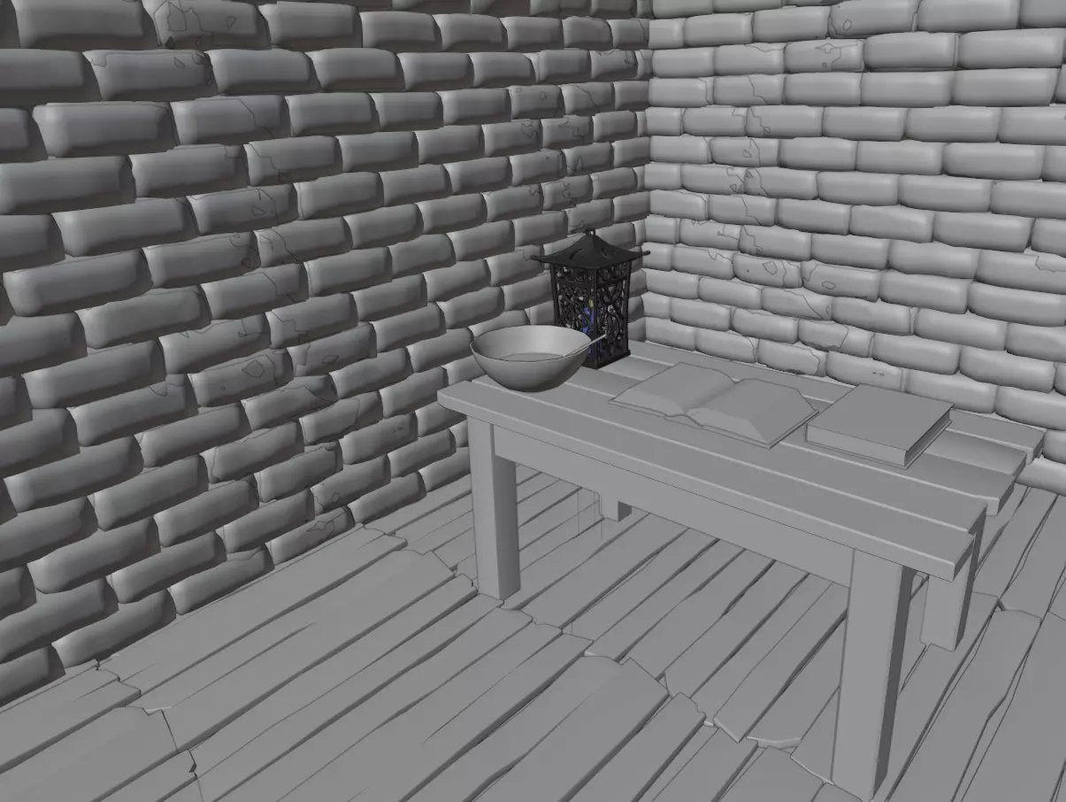  middle age cellar Free 3D model_0