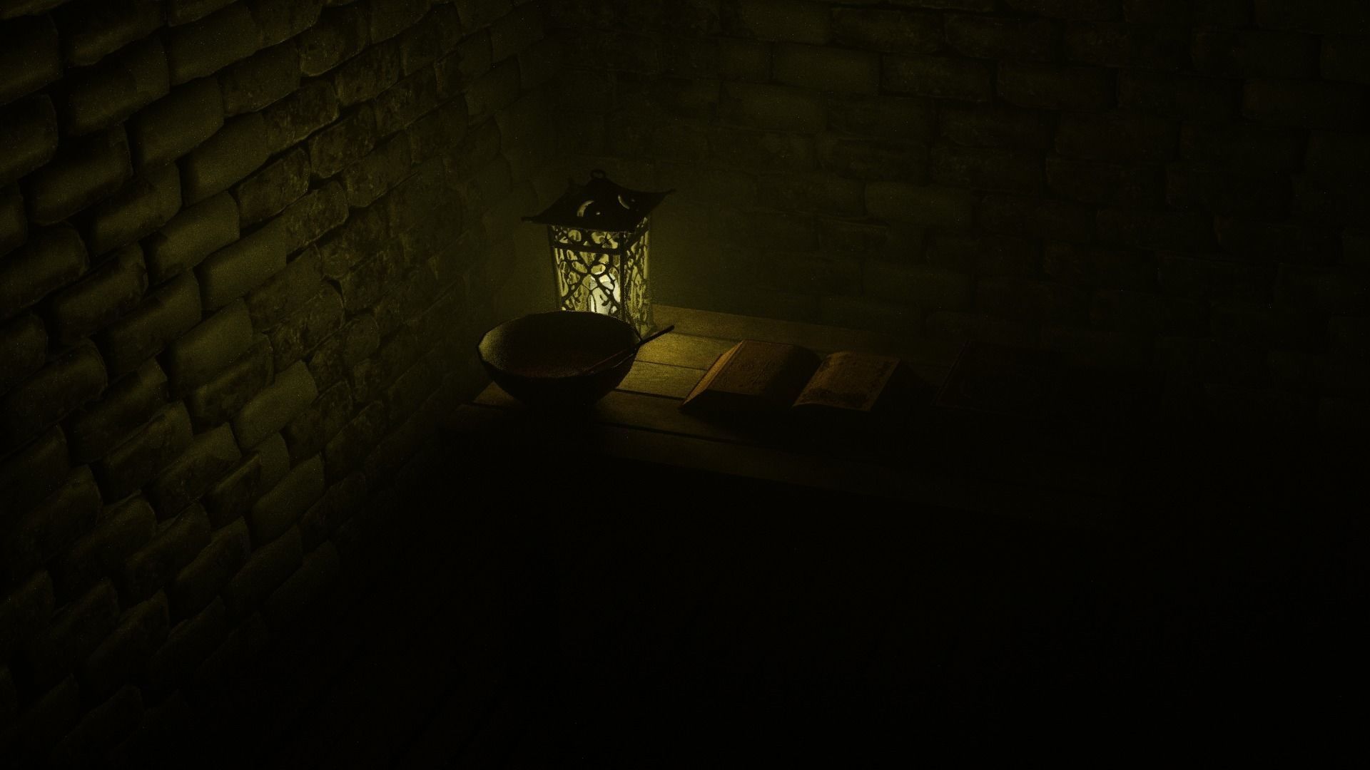  middle age cellar Free 3D model_1