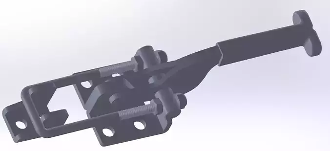 GP-1331 metal latch Free 3D model