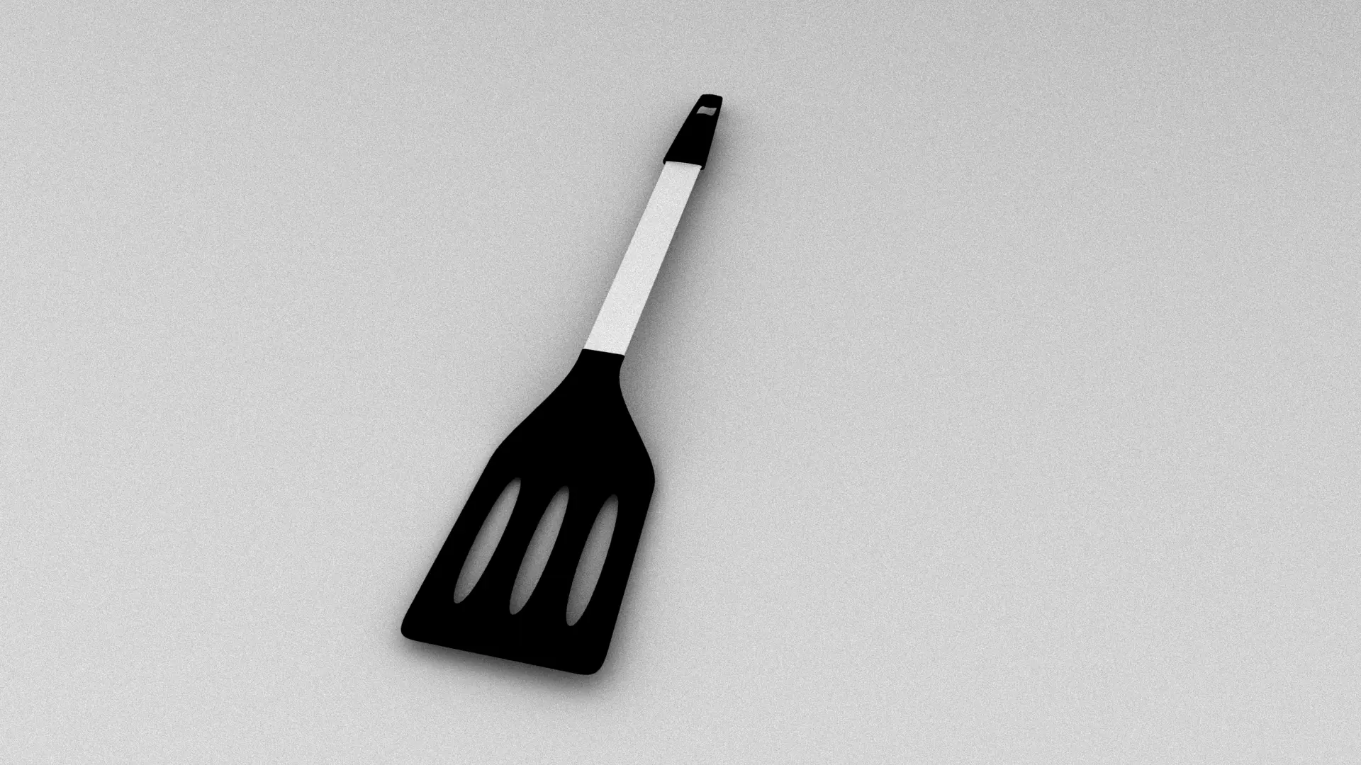 Spatula fork Low-poly 3D model