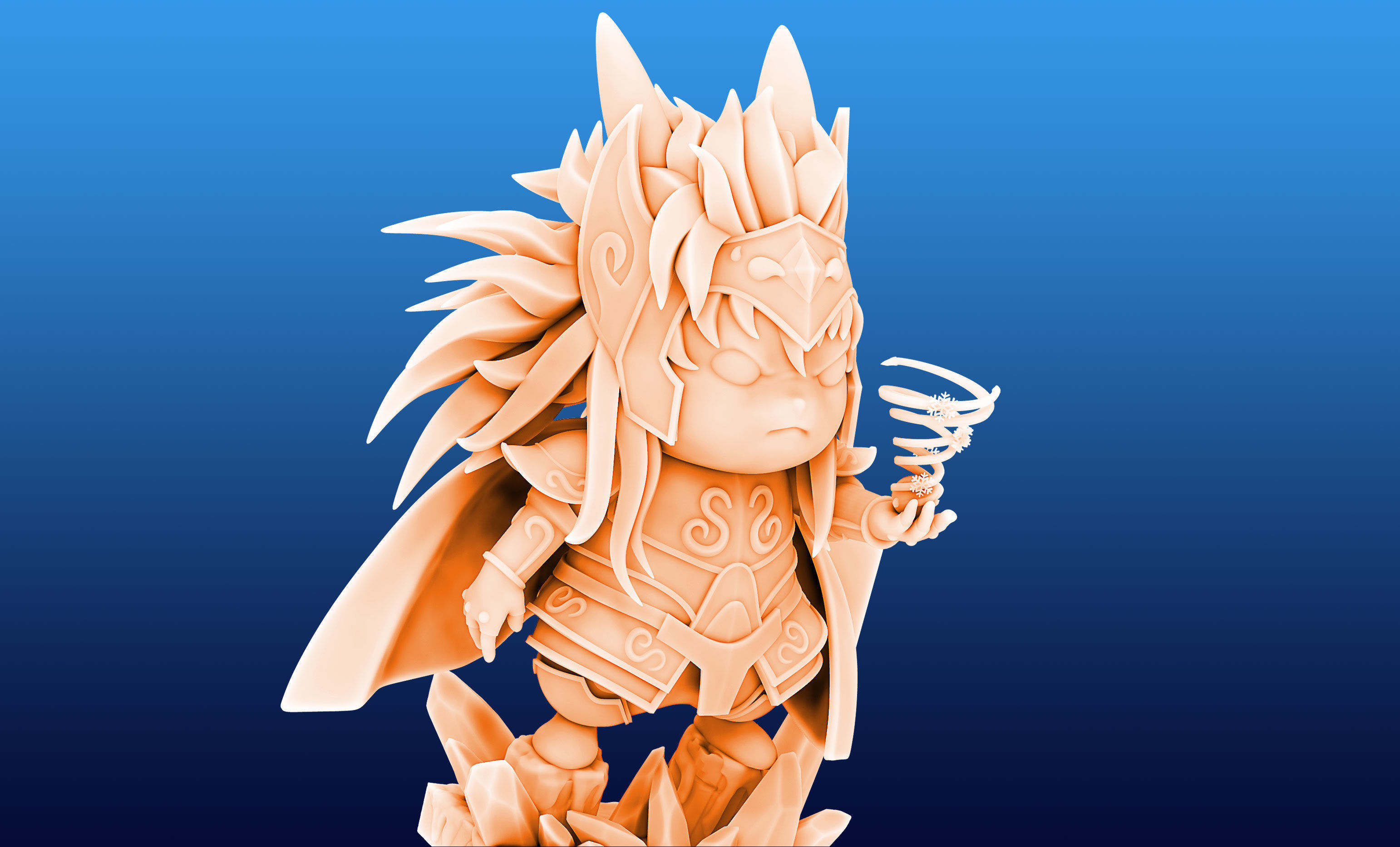 Pikachu Knight of the Zodiac Camus Cosplay 3D print model_3