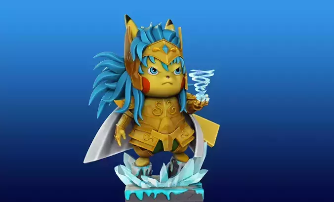 Pikachu Knight of the Zodiac Camus Cosplay