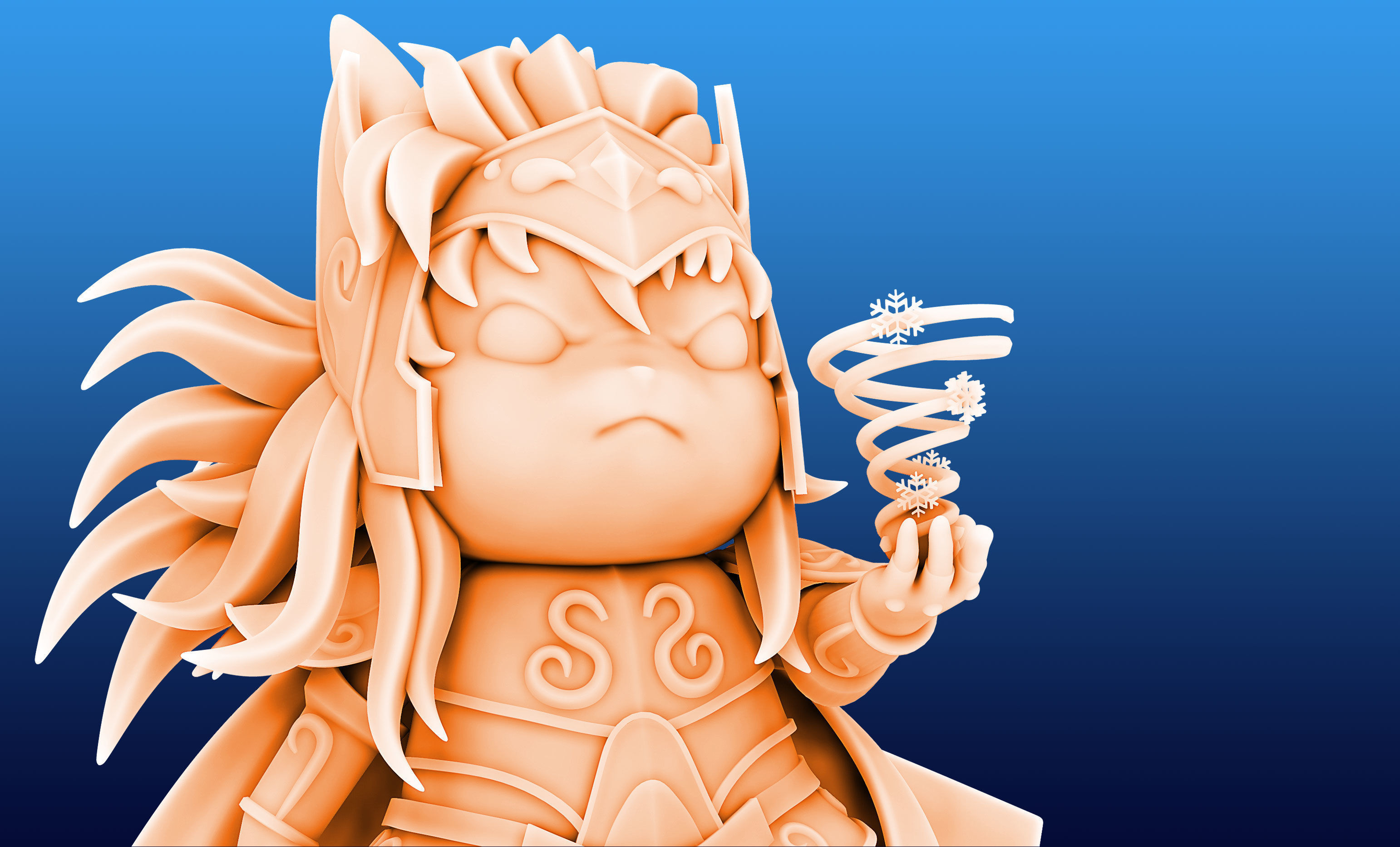 Pikachu Knight of the Zodiac Camus Cosplay 3D print model_1