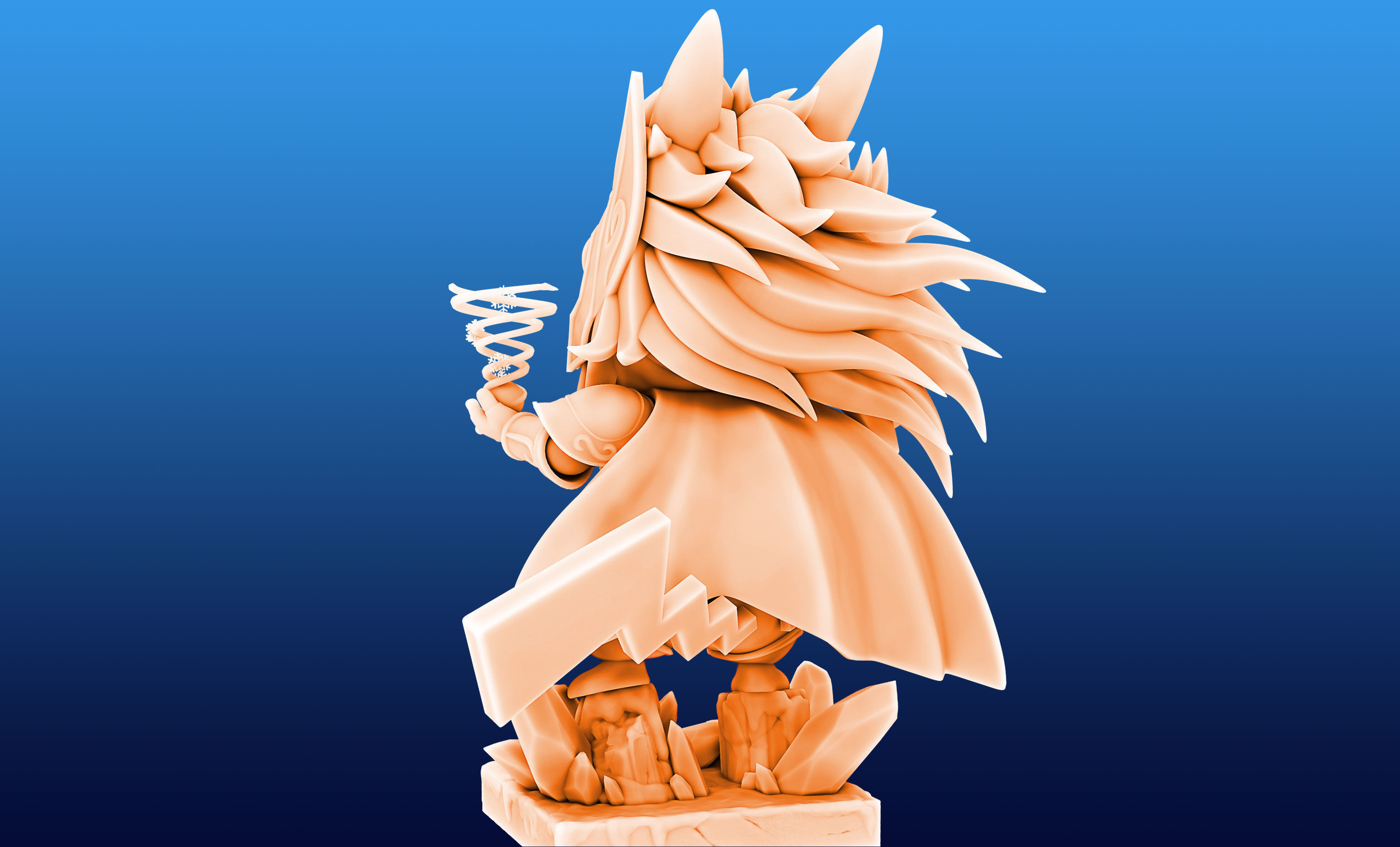 Pikachu Knight of the Zodiac Camus Cosplay 3D print model_5