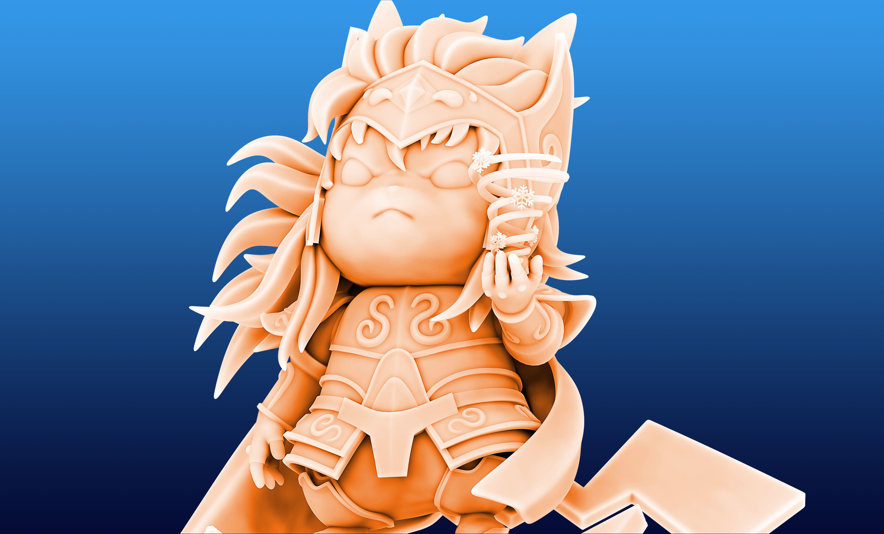 Pikachu Knight of the Zodiac Camus Cosplay 3D print model_2