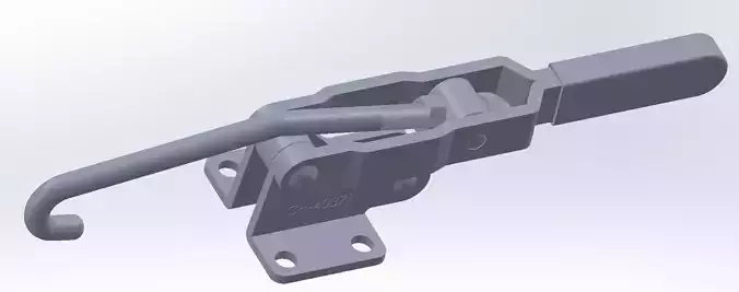 GP-1371 metal latch for door Free 3D model