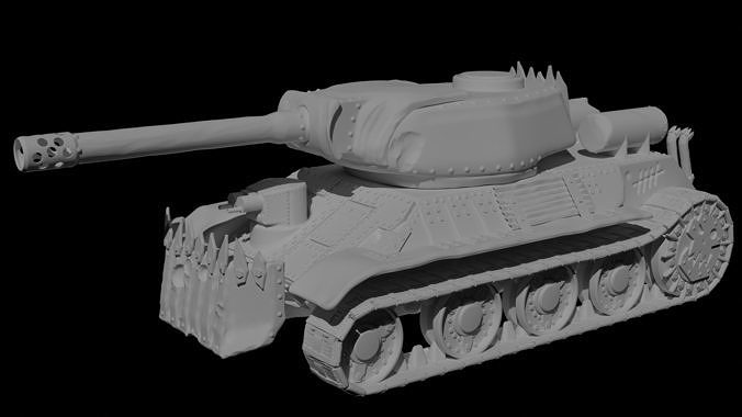 Ork Tank T-34-85 3D print model 3D print model