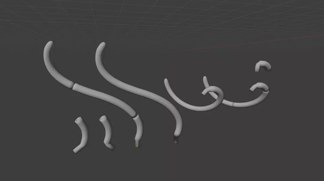 Cat Tail For Frame Arms Girl Model Kits 3D print model_0