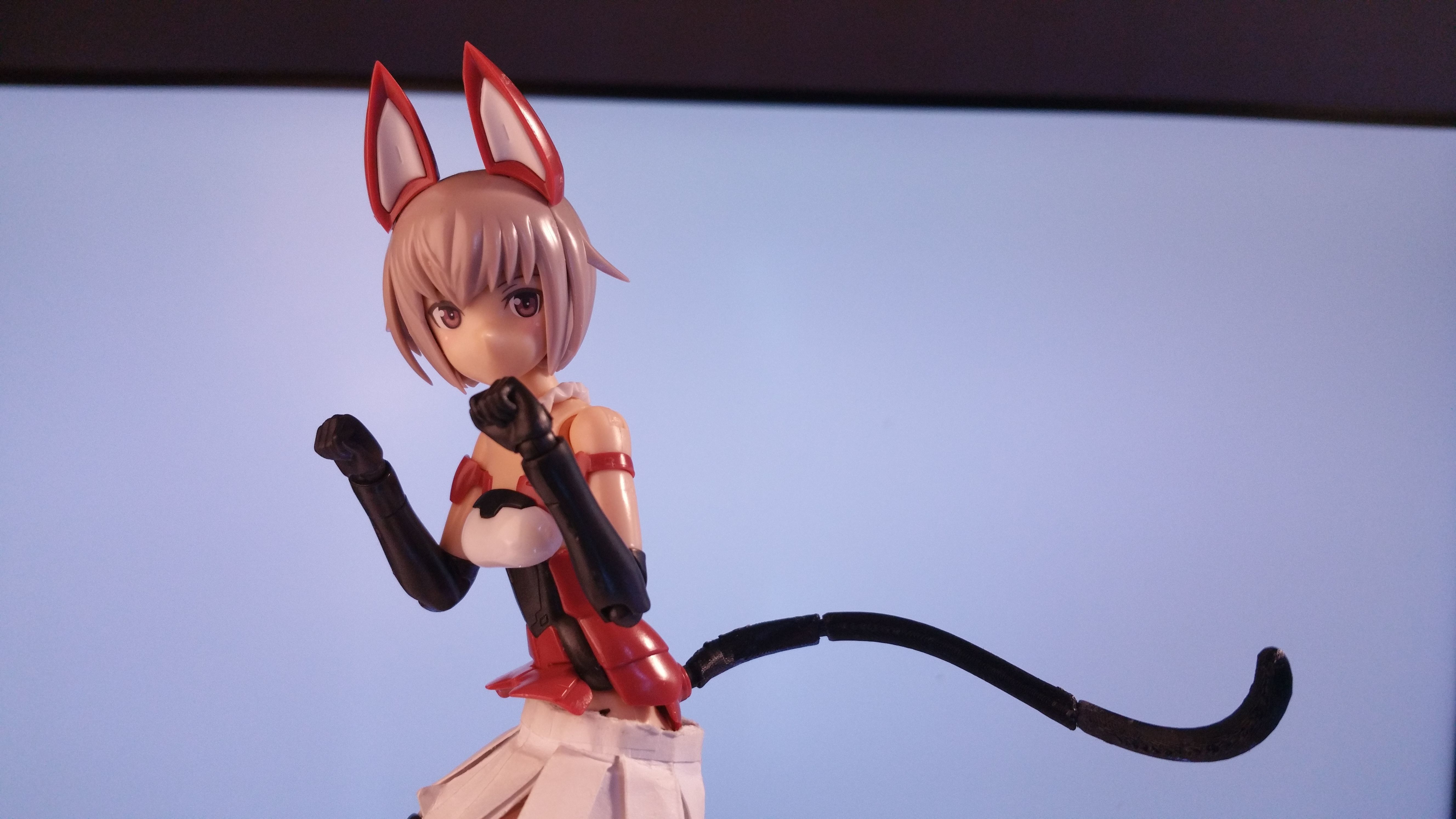 Cat Tail For Frame Arms Girl Model Kits 3D print model_2