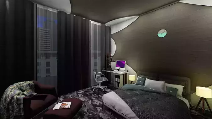 Simple Minimalis Bedroom Setup