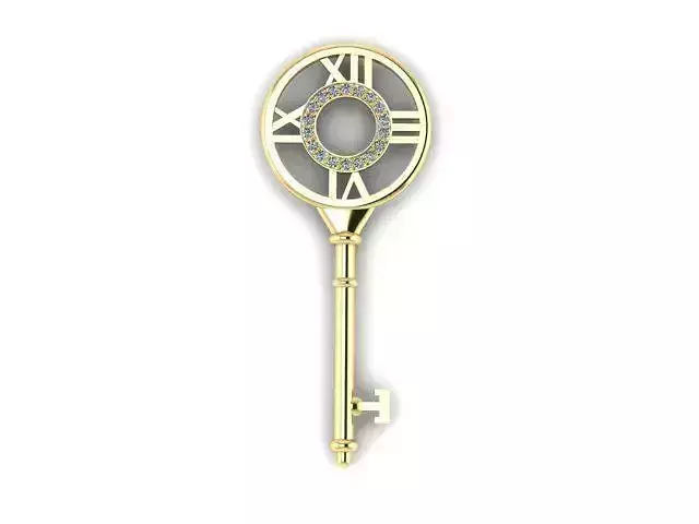 tiffany golden key
