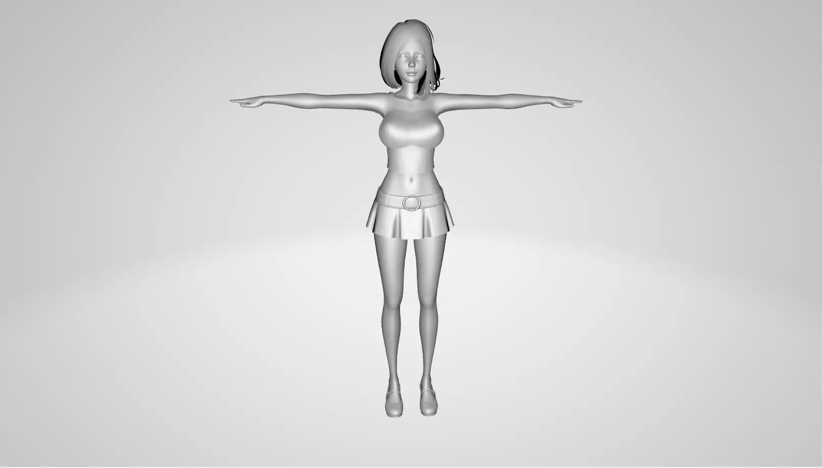 Woman In Detail Free 3D model