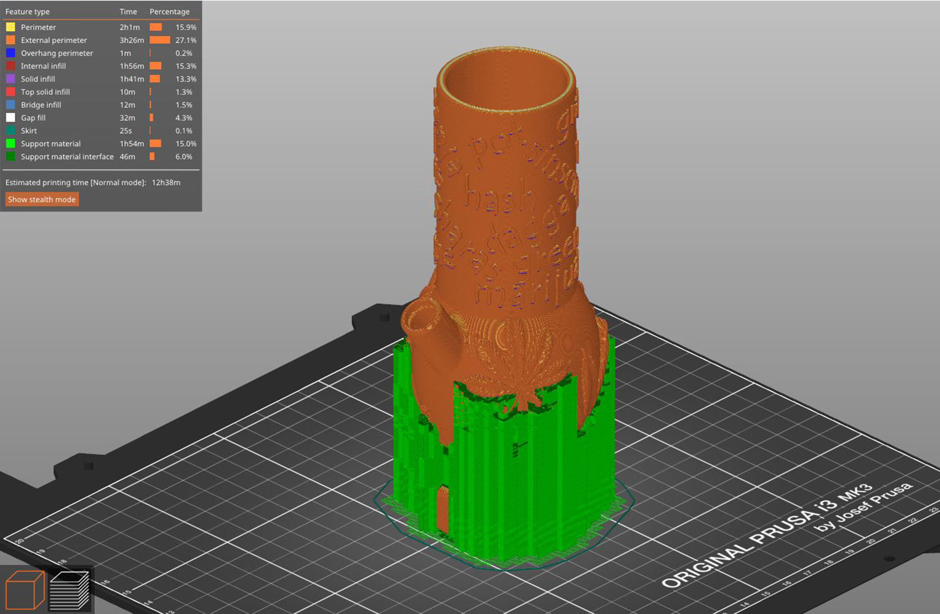 bong water pipe 3D print model_5