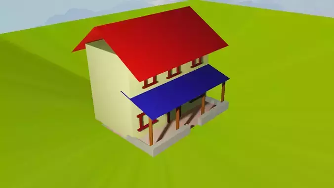 House model Cartoon