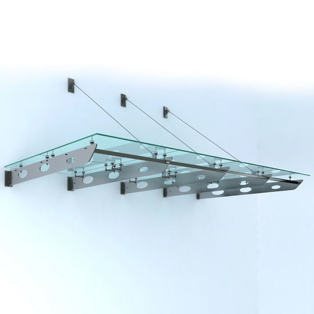 Glass canopy 2 3D model_4