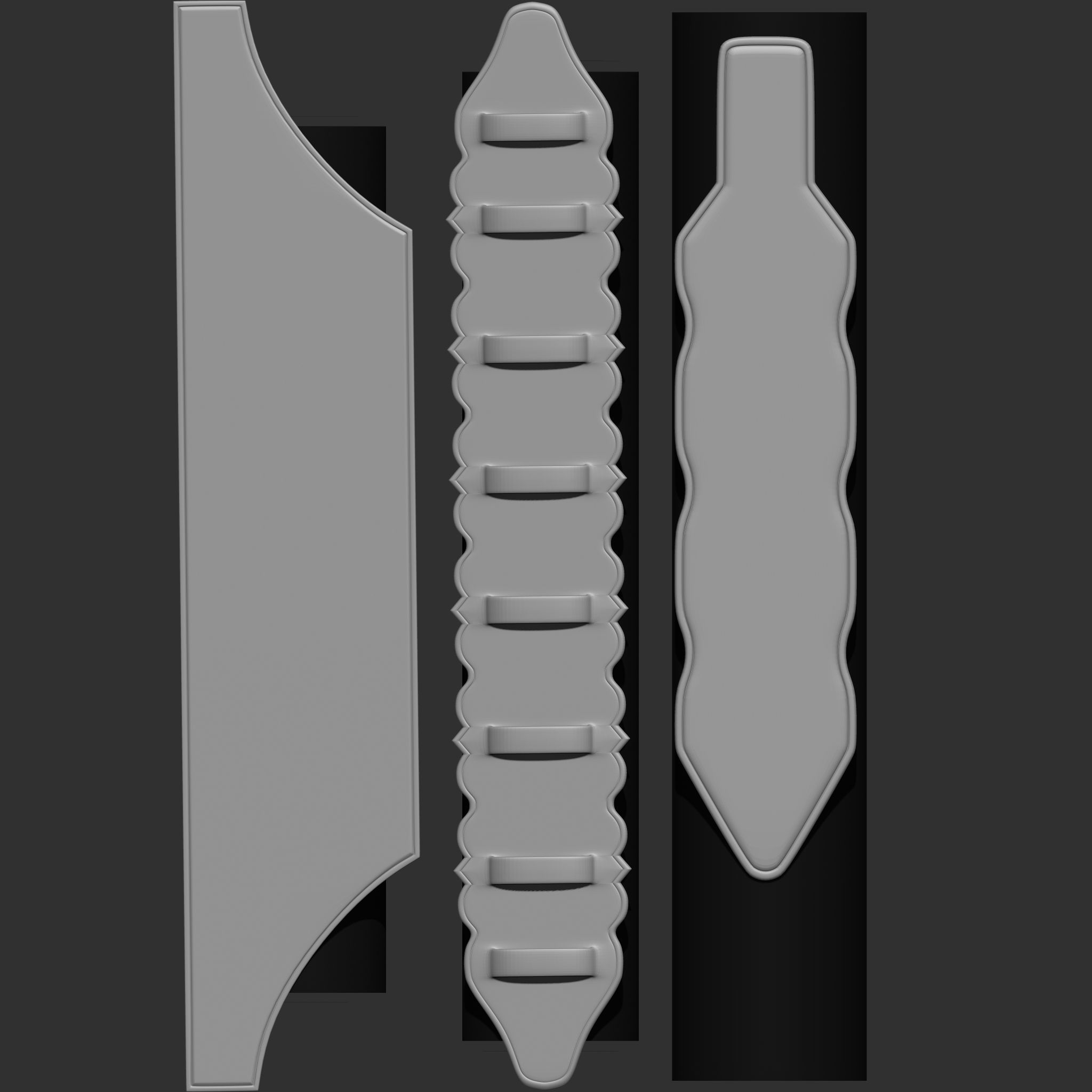 240 IMM Brush Leather Straps Vol 03 UV Video Tutorial 3D model_34