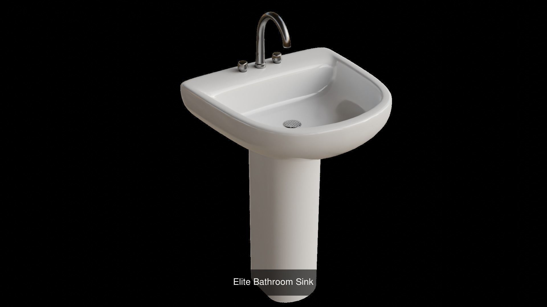 Elite Bathroom Furnish Set 3D Model Collection_3