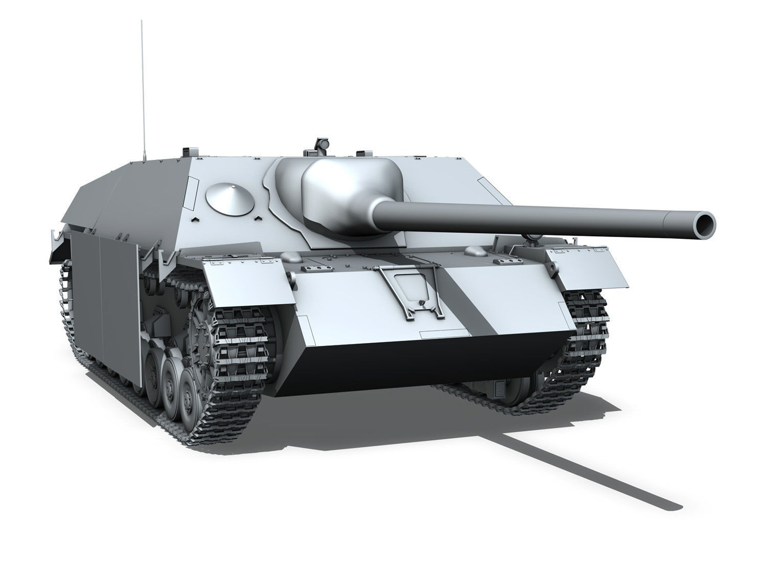 Jagdpanzer IV L70V 3D model_8