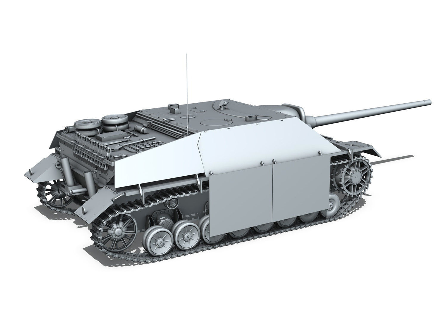 Jagdpanzer IV L70V 3D model_6