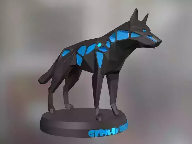 Voronoi German Shepherd