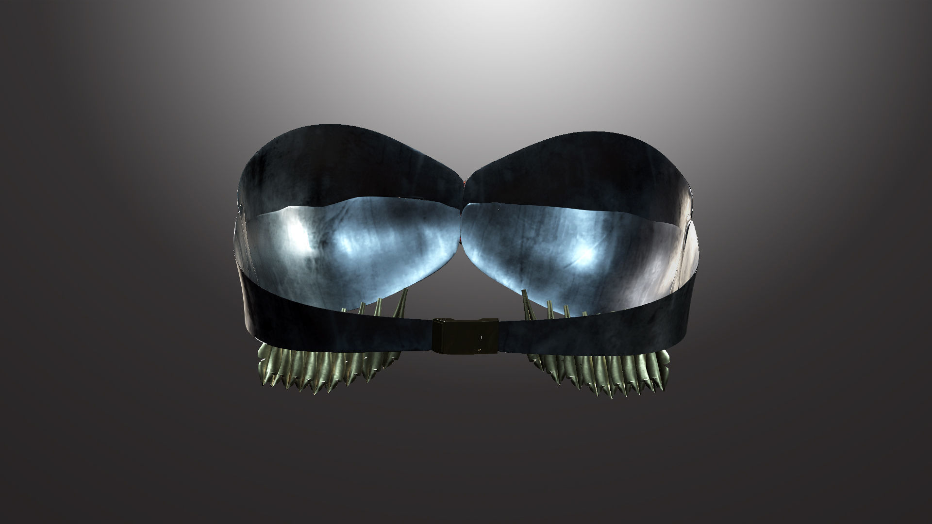 DTS-Model01-Bra2E viking helmet Low-poly 3D model_3