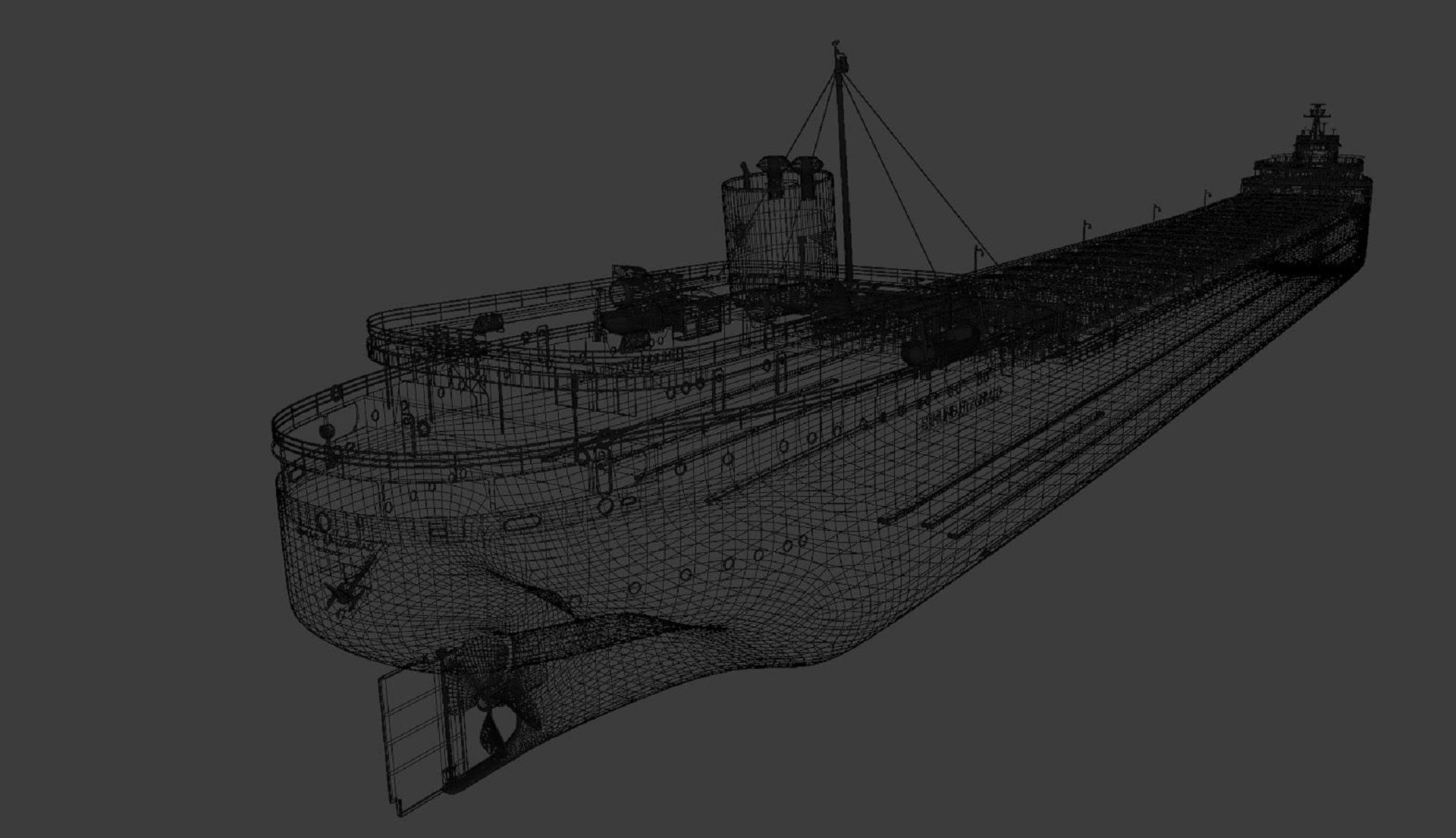 Edmund Fitzgerald 3D model 3D model_7