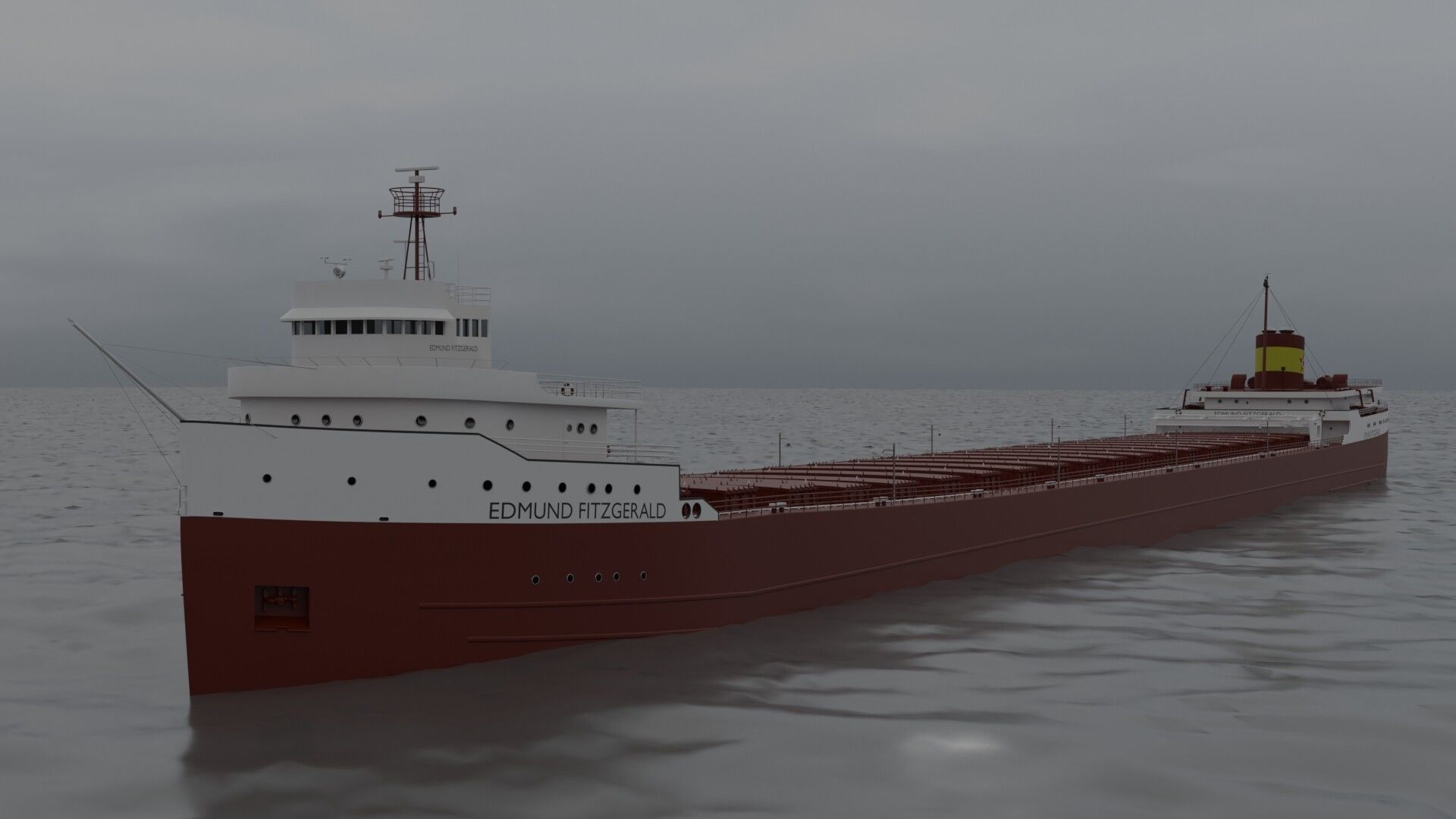 Edmund Fitzgerald 3D model 3D model_1