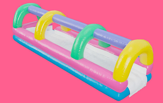 Inflatable Runner Bouncy Low-poly 3D model