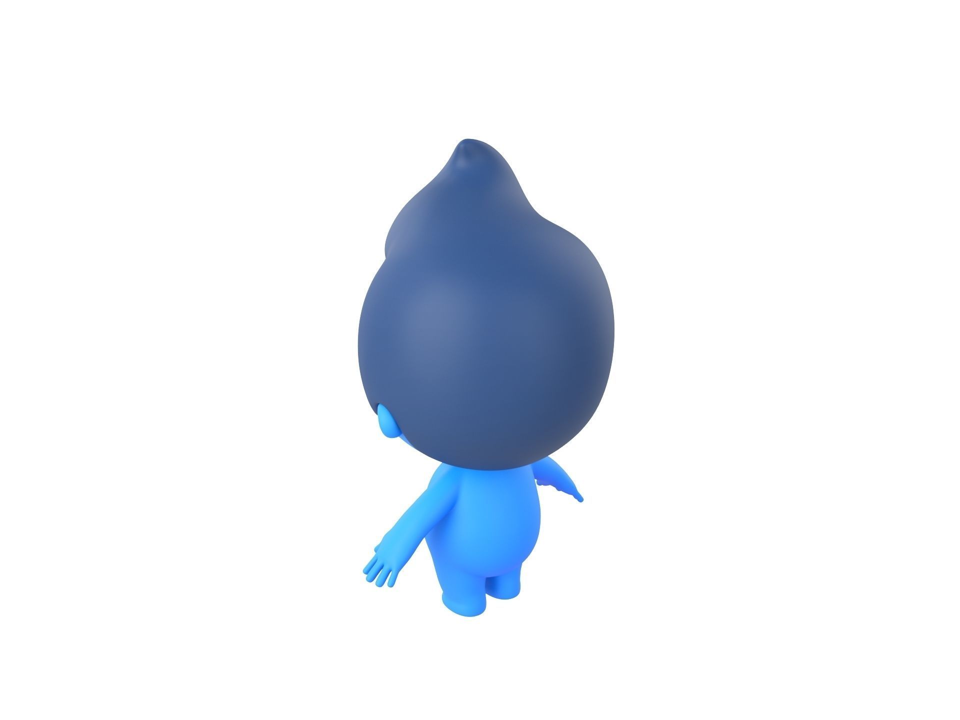 Character083 Rigged Little Man 3D model_16