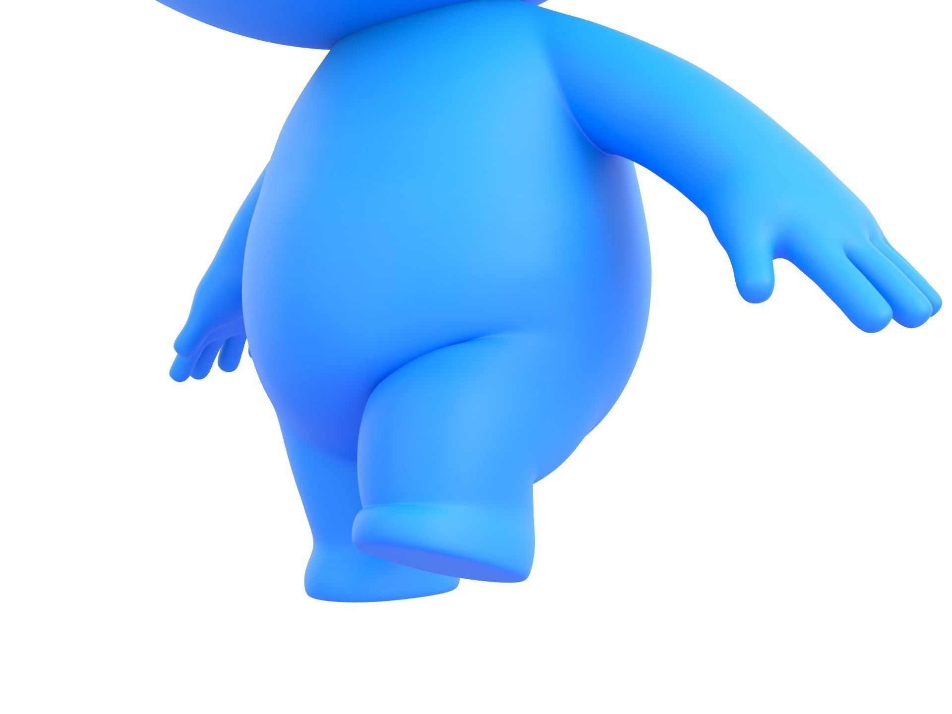 Character083 Rigged Little Man 3D model_9