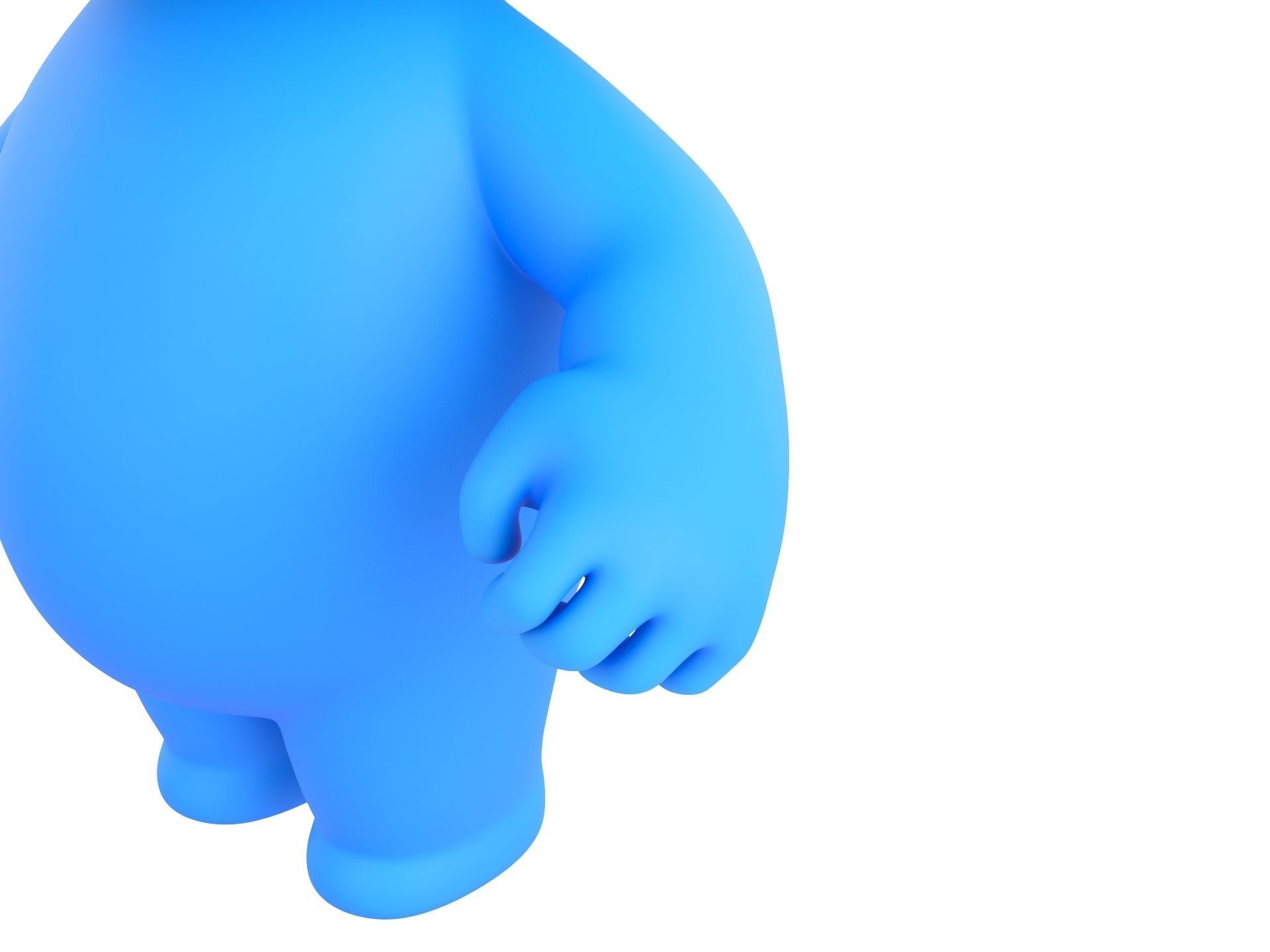 Character083 Rigged Little Man 3D model_6