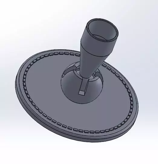 Rotating Pen Holder for desk 3D print model_0