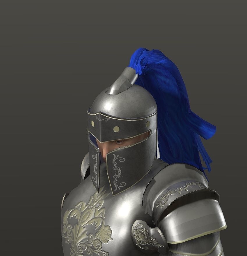 Special knight Low-poly 3D model_30