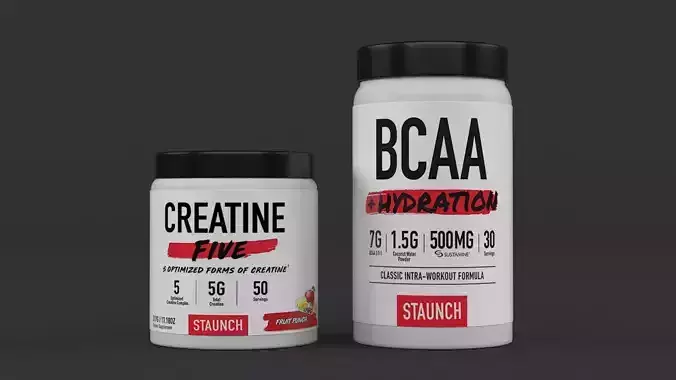 Protein Powder 3D model