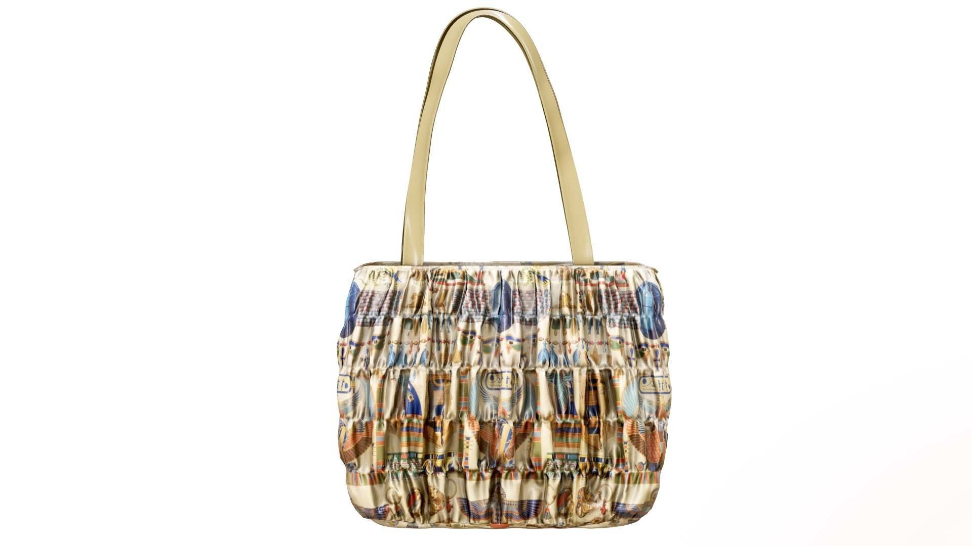 Elegant Woman Handbag Low-poly 3D model_4