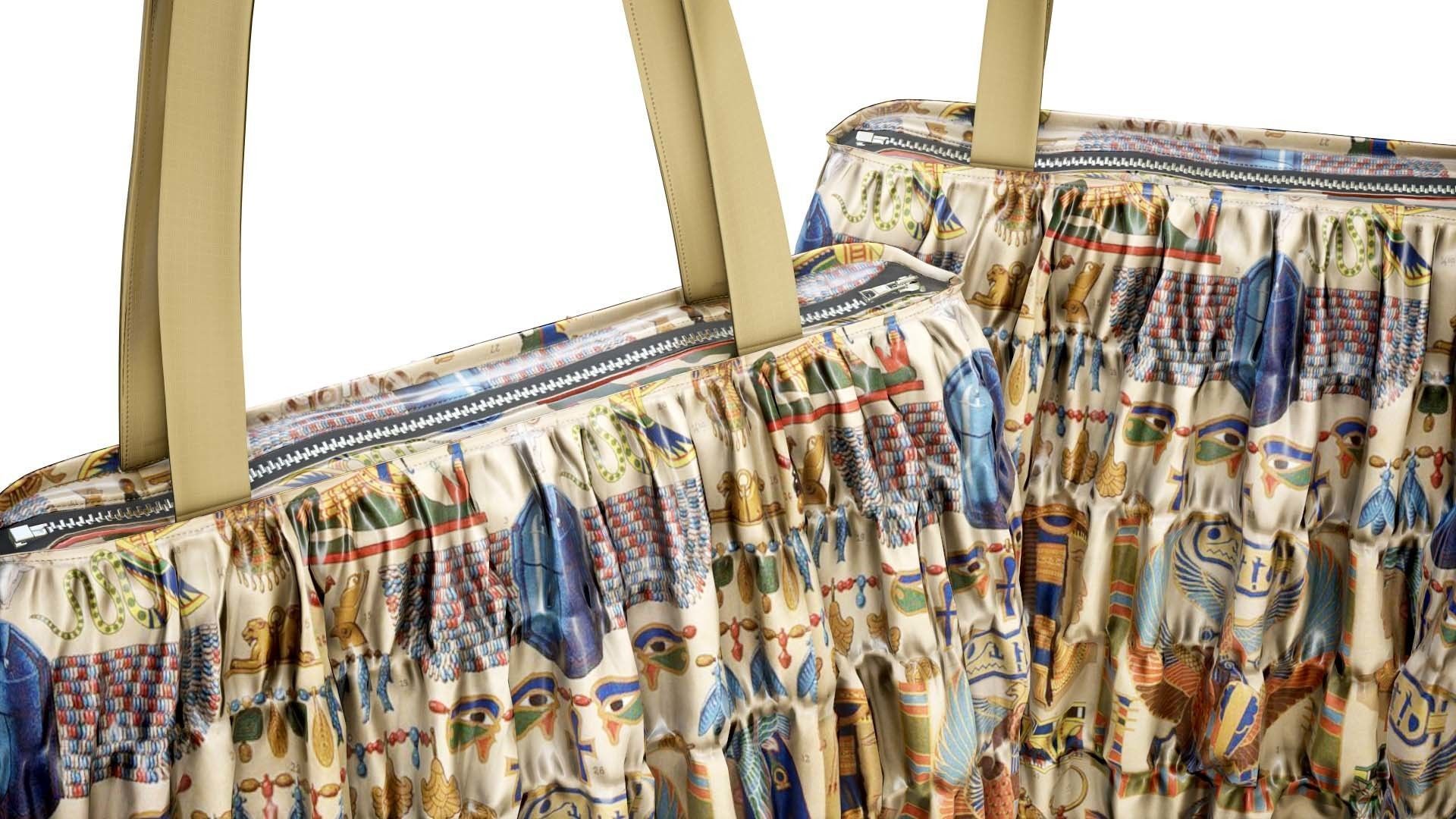 Elegant Woman Handbag Low-poly 3D model_2