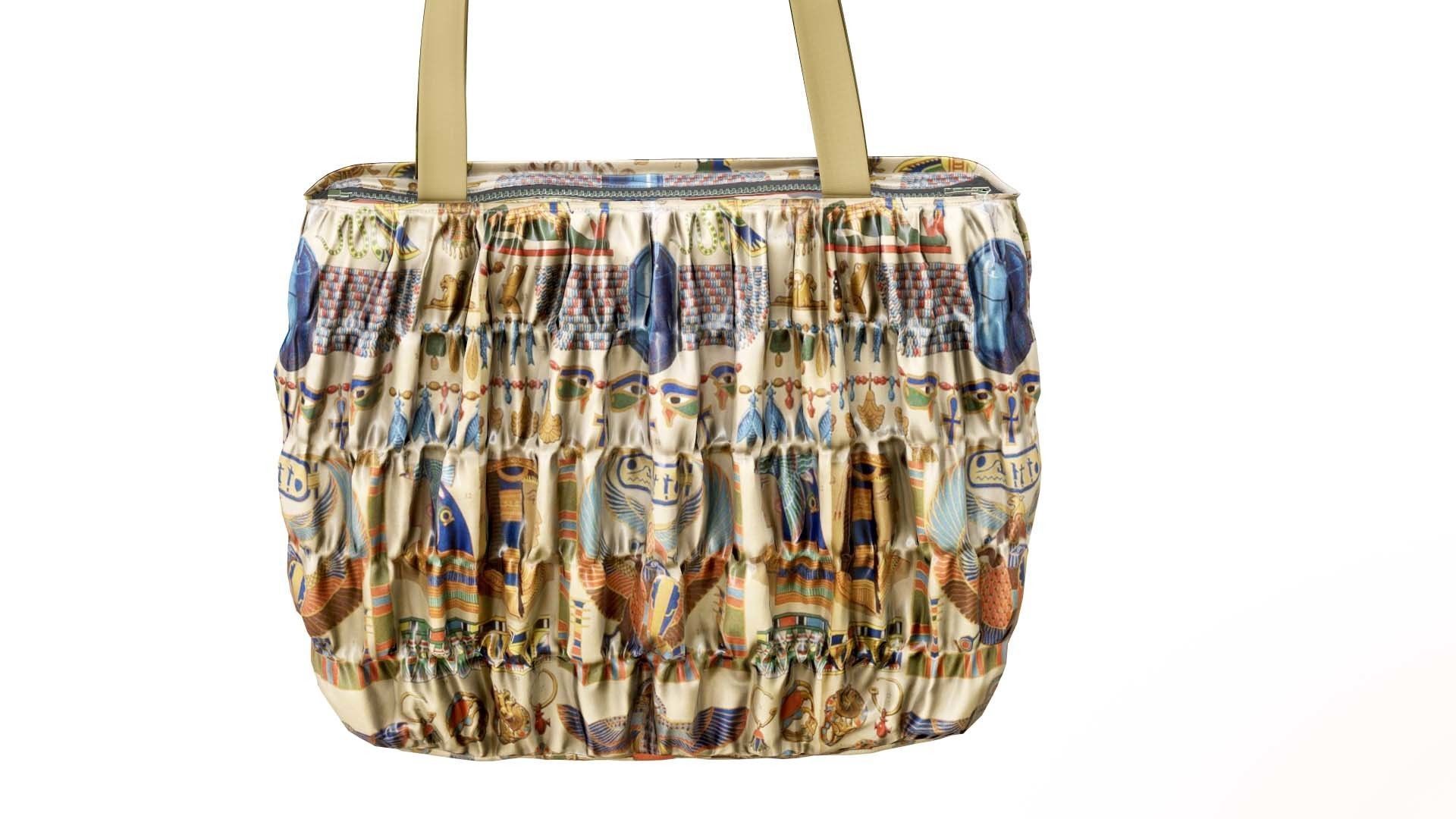 Elegant Woman Handbag Low-poly 3D model_8