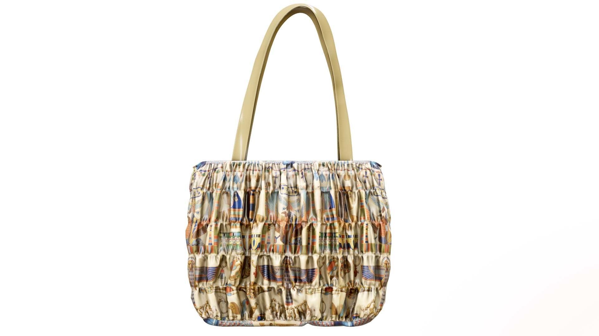 Elegant Woman Handbag Low-poly 3D model_6