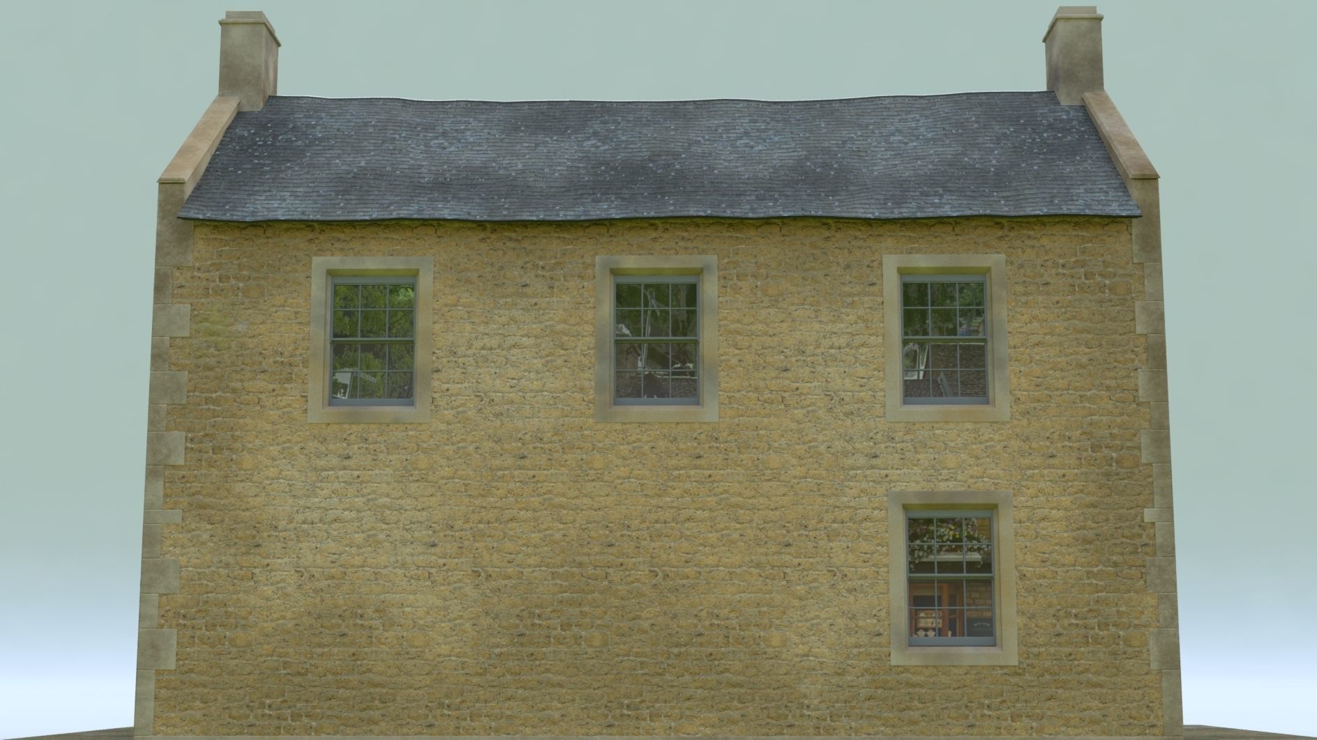 A Bakery Cottage 3D model_7