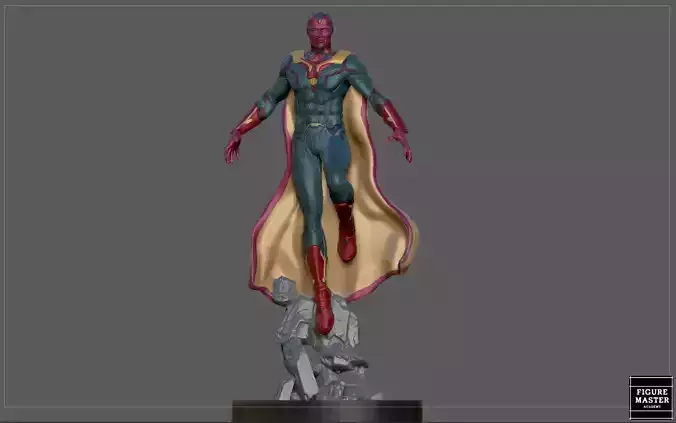 VISION FROM MARVEL MCU DRAMA WANDA VISION CHARACTER  3D print model