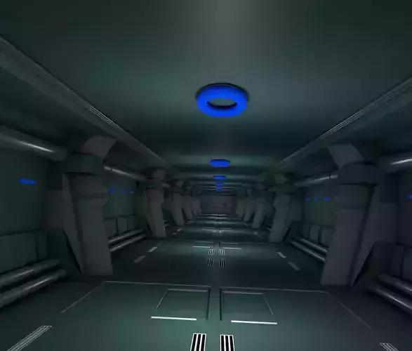 sci fi corridor