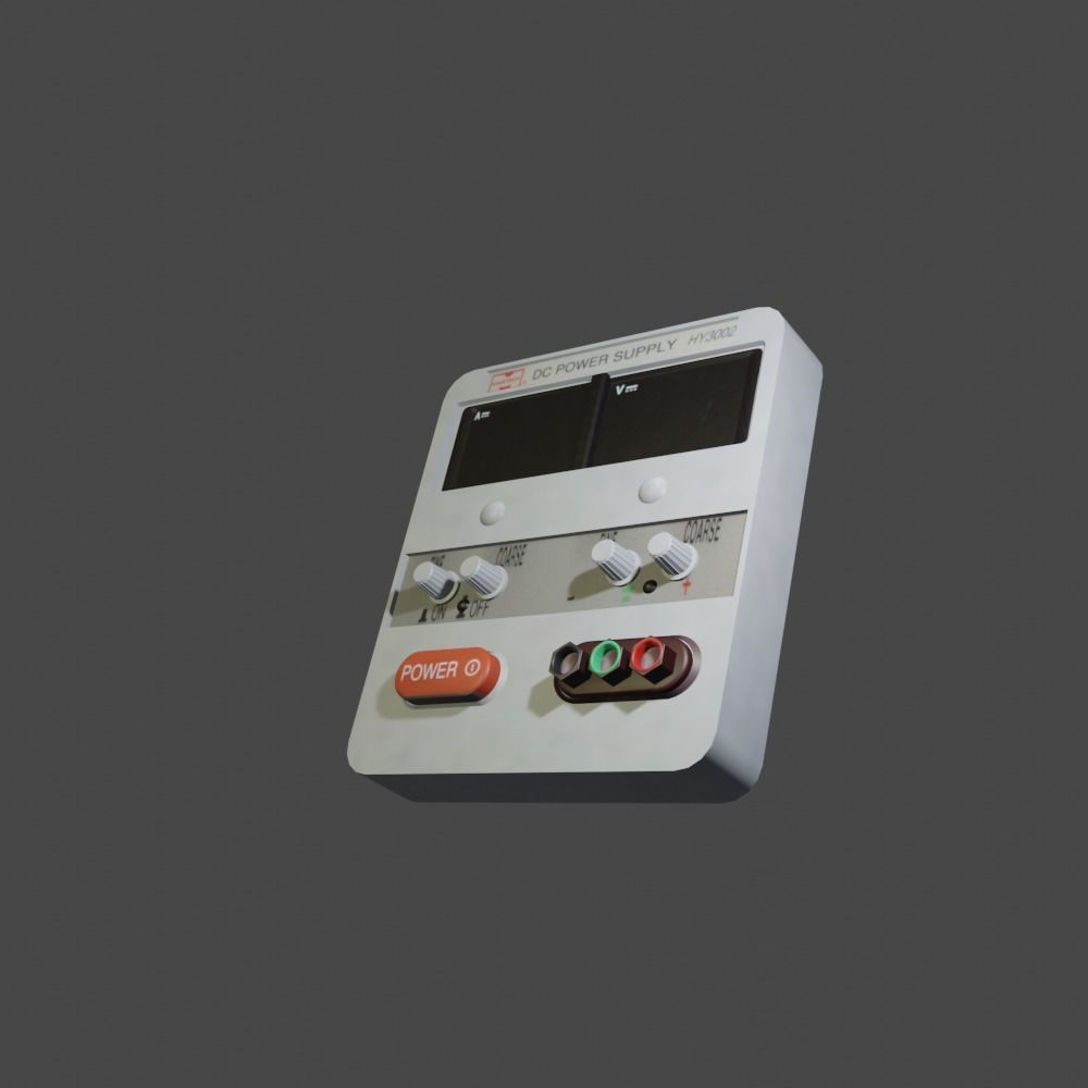 Electric Device for Sci-Fi scenes Low-poly 3D model_2