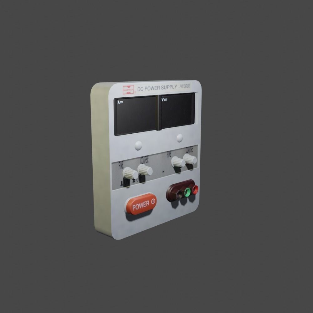 Electric Device for Sci-Fi scenes Low-poly 3D model_1