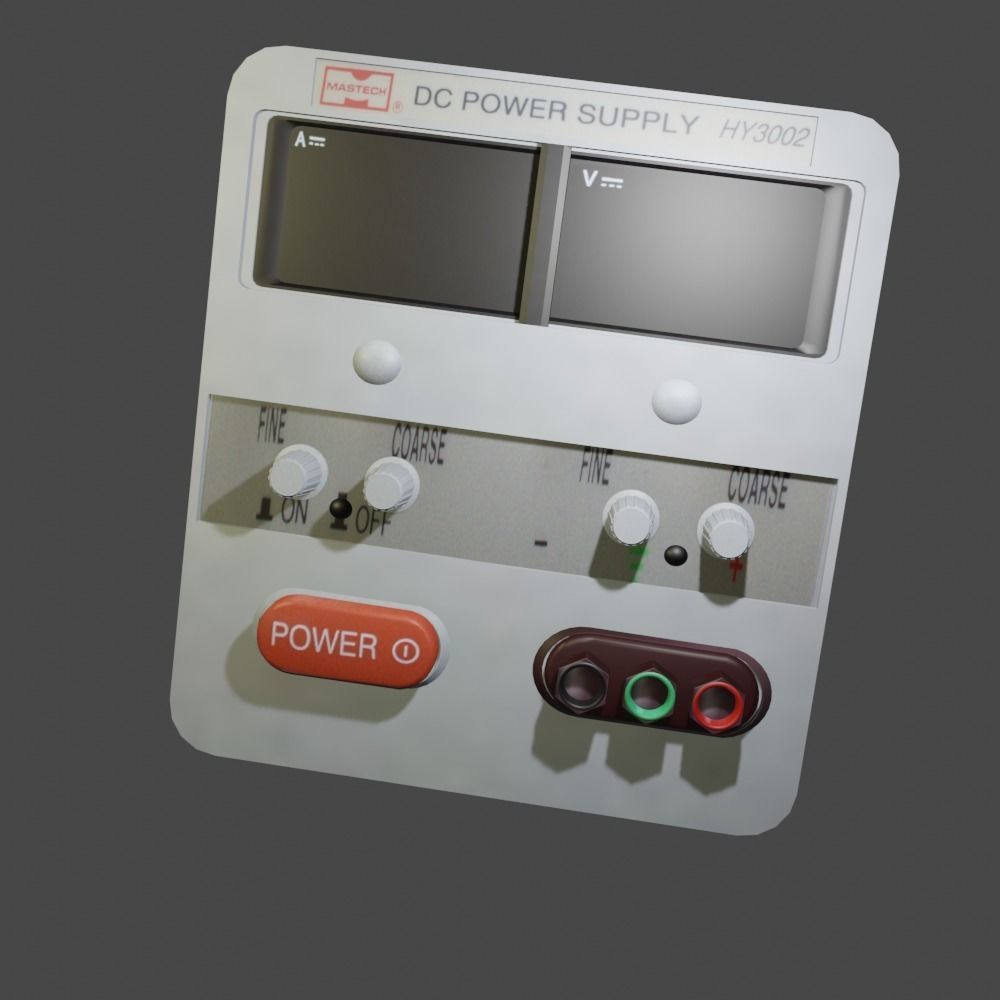 Electric Device for Sci-Fi scenes Low-poly 3D model_4