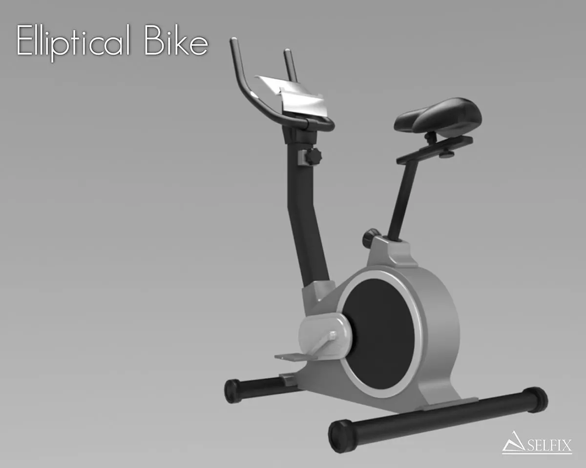 Elliptical Bike 3D model 3D model