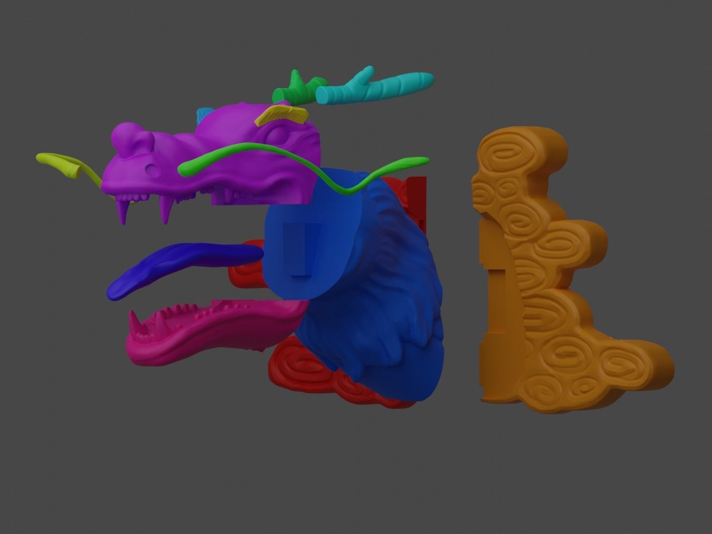 Chinese Dragon 3D print model_10