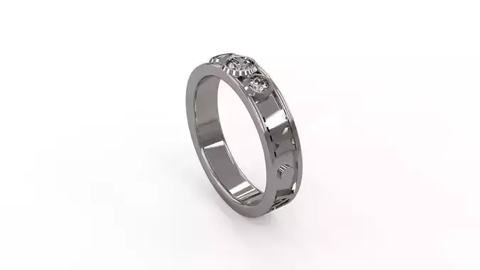 Man Band Ring 22