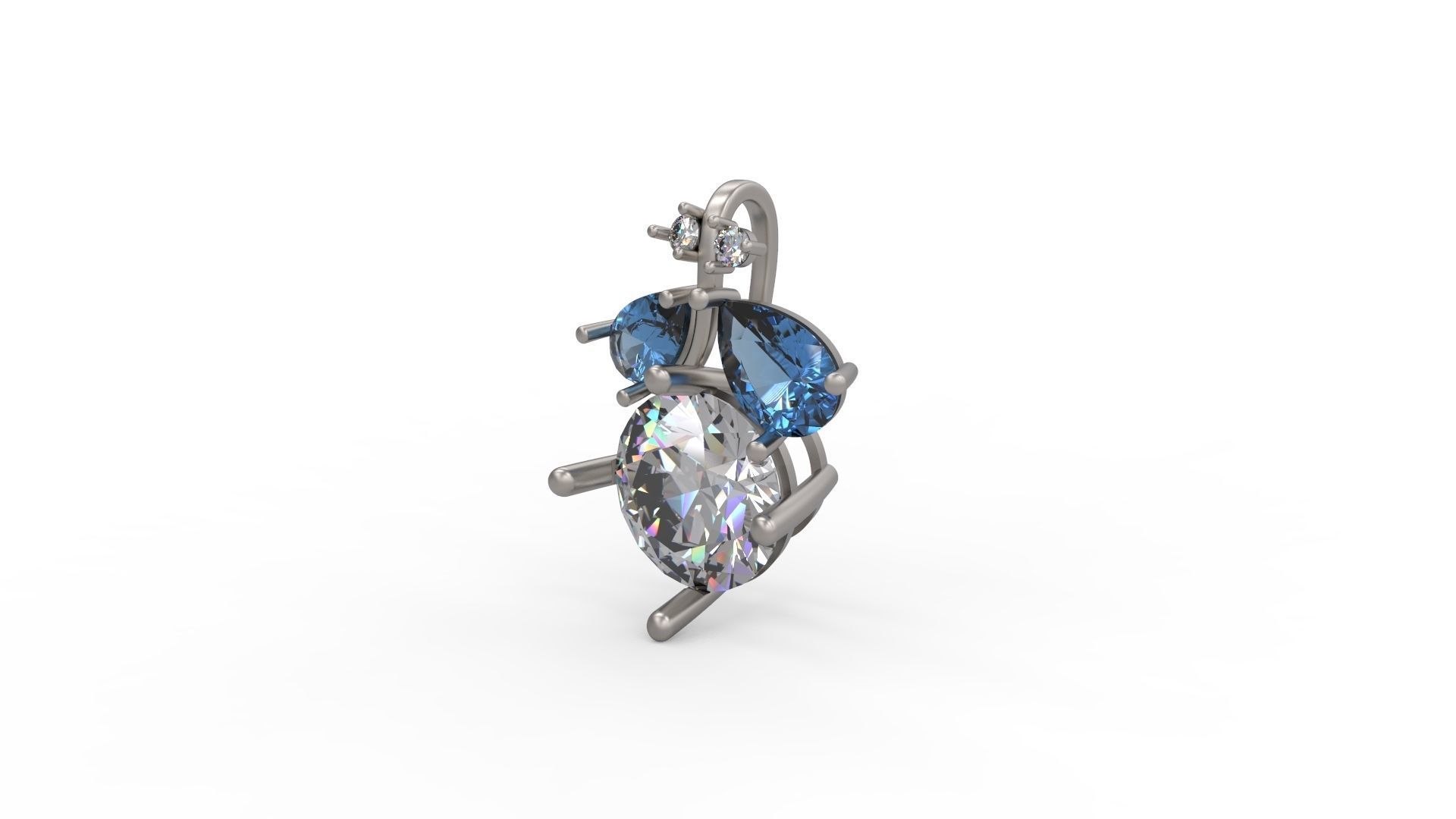 Pendant 68 3D print model_2