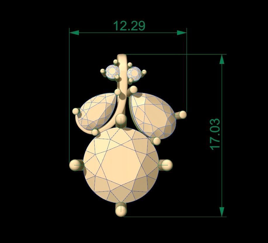 Pendant 68 3D print model_7