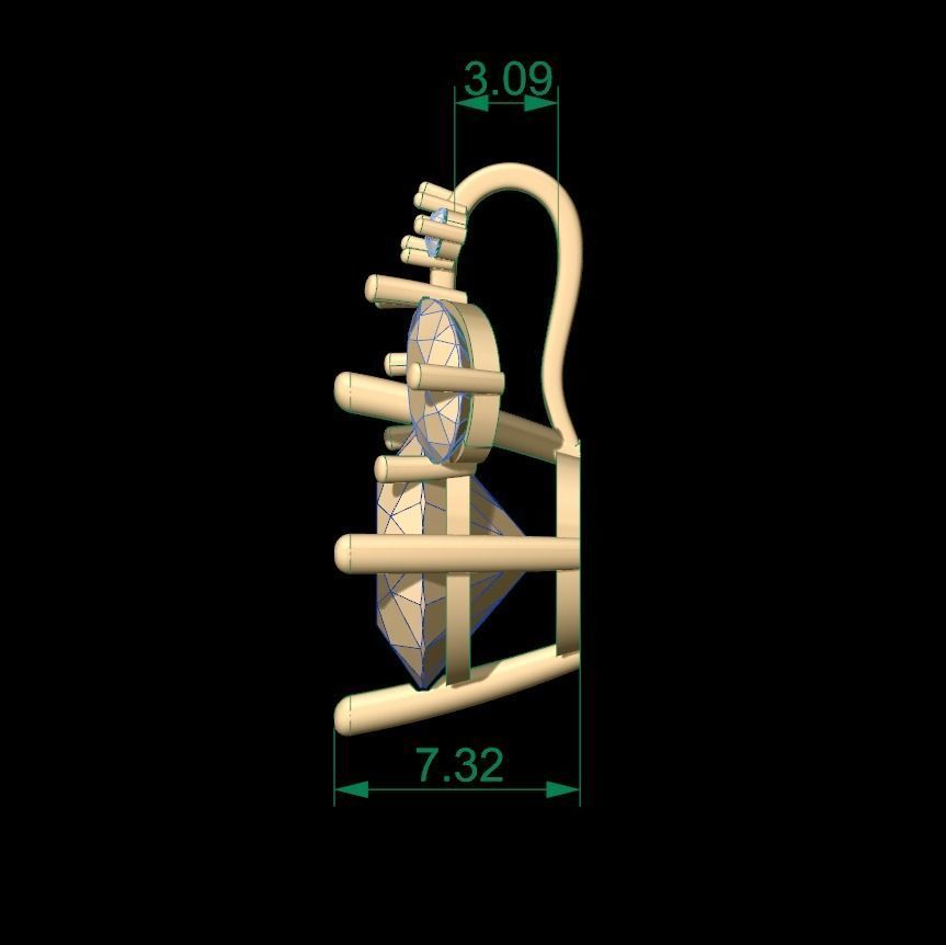 Pendant 68 3D print model_8